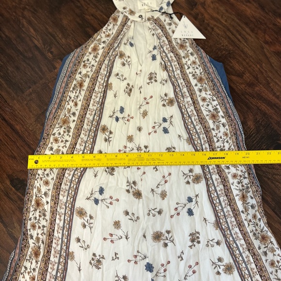 Lost + Wander Floral Sleeveless Mini Dress Sz M Coastal Cowgirl Boho Chic NWT - Picture 8 of 10